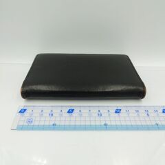 ブラック　黒　レイメイ藤井　システム手帳　ダヴィンチ　レザー　牛革　ミニ6穴の画像