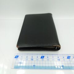 ブラック　黒　レイメイ藤井　システム手帳　ダヴィンチ　レザー　牛革　ミニ6穴の画像