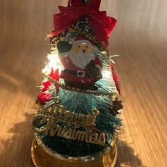 【B388】クリスマス装飾/防滴LEDライト/8パターン点灯/クリスマスツリー/スノードーム/サンタ/雑貨/キラキラ/イルミネーショ/ホワイトの画像