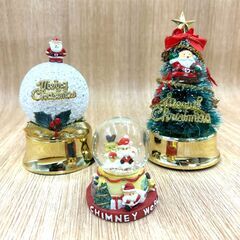 【B388】クリスマス装飾/防滴LEDライト/8パターン点灯/クリスマスツリー/スノードーム/サンタ/雑貨/キラキラ/イルミネーショ/ホワイトの画像