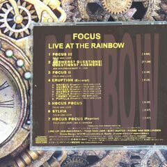 ★ 美盤 ★ 帯付き ★FOCUS ○ LIVE AT THE RAINBOW ◇ フォーカス ○ アット・ザ・レインボー ★ 20bit K2 ★の画像