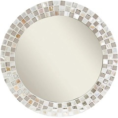 【急ぎ　11/9(日)まで】 ラウンド型のウォールミラーの画像