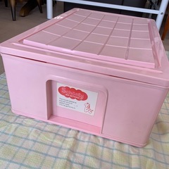 美原店 レトロ 衣装ケース ピンク 押し入れ　衣類収納