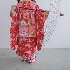 【七五三/／女の子】着物　3歳の画像