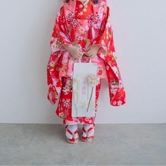 【七五三/／女の子】着物　3歳の画像