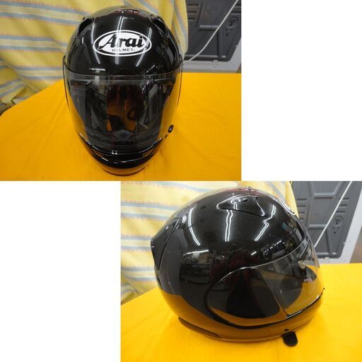 57～58㎝ フルフェイスヘルメット Arai PROFILE ブラック バイク用ヘルメット アライ ツーリング 二輪 西岡店