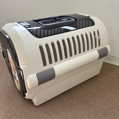 【美品】リッチェル　キャンピングキャリーファインWドア Mの画像