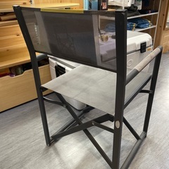 【POLO ディレクターチェア】【グレー】※在庫2点★クリーニング済み【管理番号1106】野の画像