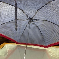 レトロ折りたたみ傘の画像