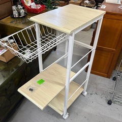 山善　スリムキッチンワゴンの画像