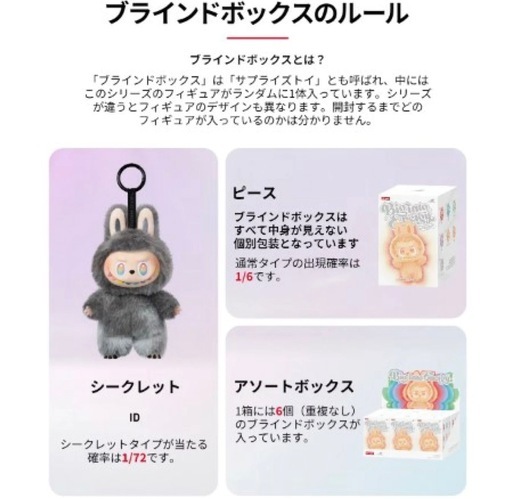 ラブブ　THE MONSTERS Big into Energyシリーズぬいぐるみペンダント　アソートボックス