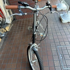 20インチ　外装6段変速　サスペンション付き折り畳み自転車　ブラックの画像