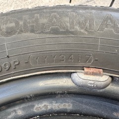 鉄ホイール付きスタッドレスタイヤ　175/65R14の画像