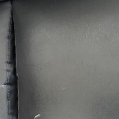 2人がけソファーブラックの画像