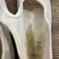 上履き　15センチの画像