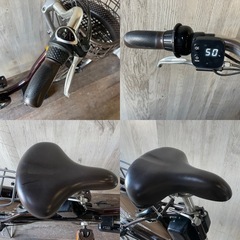 ブリヂストン 電動アシスト自転車  フロンティア 24インチ BRIDGESTONE ブラウンの画像