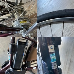 ブリヂストン 電動アシスト自転車  フロンティア 24インチ BRIDGESTONE ブラウンの画像