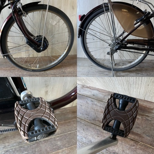 ブリヂストン 電動アシスト自転車  フロンティア 24インチ BRIDGESTONE ブラウン