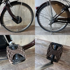 ブリヂストン 電動アシスト自転車  フロンティア 24インチ BRIDGESTONE ブラウンの画像