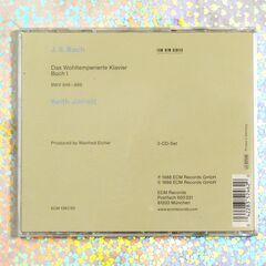 ★ 1988年 ■ 独盤 ★美盤 ○ バッハ:平均律クラヴィーア曲集 第1巻 【 2CD 】キース・ジャレット ★ J.S.BACH KEITH JARRETT ★の画像