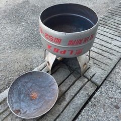 1人キャンプ　焼肉コンロの画像