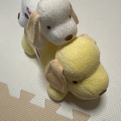 ファミリア　犬の親子のぬいぐるみ　オルゴールの画像