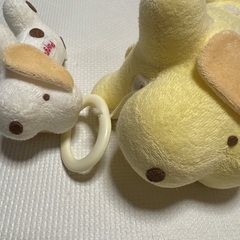 ファミリア　犬の親子のぬいぐるみ　オルゴールの画像