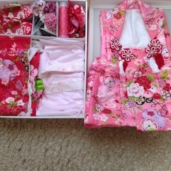 【七五三/／女の子】着物　3歳の画像