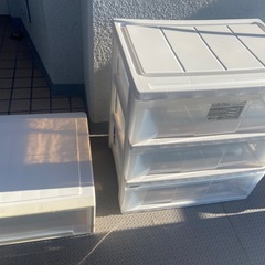 【お話し中
】収納ケース2点セットの画像