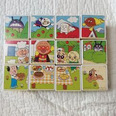 アンパンマン　キューブ型パズル　型はめパズル　ブロックの画像