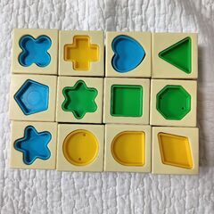 アンパンマン　キューブ型パズル　型はめパズル　ブロックの画像