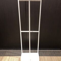 【展示品・未使用】コンパクト玄関収納 収納棚 ハンガー掛け 参考...