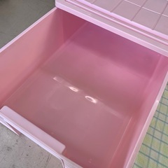 美原店 レトロ 衣装ケース ピンク 押し入れ 衣類収納　②の画像