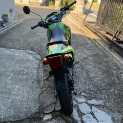 カワサキ　 KSR50 エンジン80cc？　　書類　鍵あり　 エンジン始動参考動画あり　原付　通勤　通学　格安 2ストの画像