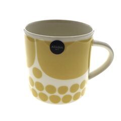 【未使用】アラビア スンヌンタイ ARABIA Sunnuntai マグ 350ml  電子レンジ対応 食洗機対応  イエロー シンプル お花 フラワー 北欧  食器の画像