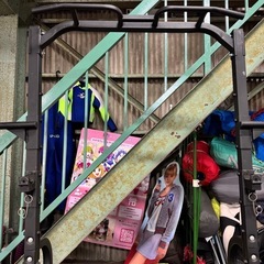 トレーニングセット ベンチプレス バーベル ベンチパワースタンド バーベルプレート全てホームジム 筋トレ 筋肉の画像