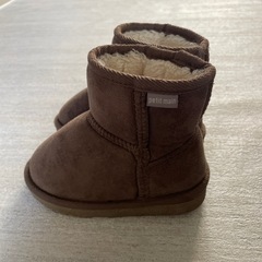 プティマイン　ムートンブーツ　靴　15cmの画像