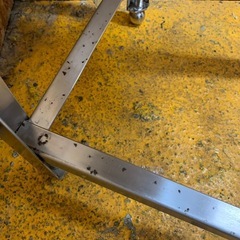 N(7658) ステンレス 作業台 W450D450H800 厨房用品 飲食店 店舗用 業務用 直接引き取り歓迎 大阪の画像