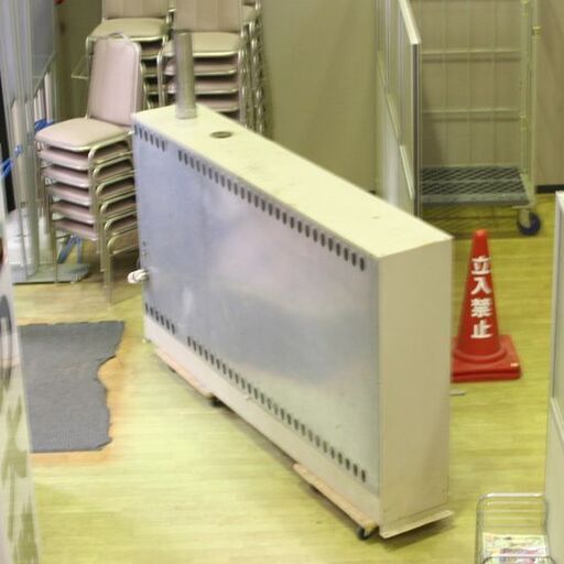 【購入者決定済み】 通電・点火確認のみ 三菱重工 大型 遠赤外線放射暖房機 ダンビーム MHB0180KFR 床置形 強制給排気式 札