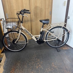 26年モデル 新車　ブリヂストン　ステップクルーズ　カーボンベルトドライブ　26インチ　レトログレージュの画像