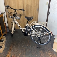 26年モデル 新車　ブリヂストン　ステップクルーズ　カーボンベルトドライブ　26インチ　レトログレージュの画像