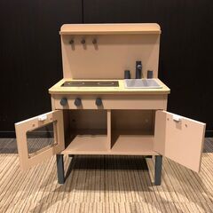 【展示品・未使用】ままごとキッチン おもちゃ 木製 参考価格12990円🚚自社配送時💳代引き可🚚(現金、クレジット、スマホ決済対応)の画像