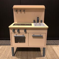 【展示品・未使用】ままごとキッチン おもちゃ 木製 参考価格12...
