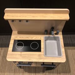 【展示品・未使用】ままごとキッチン おもちゃ 木製 参考価格12990円🚚自社配送時💳代引き可🚚(現金、クレジット、スマホ決済対応)の画像