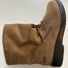 レディースミドル丈ブーツゴアテックスショート丈ブーツミドルブーツブラウン茶色23.0センチEEE 3E婦人靴女性用ムートンブーツの画像