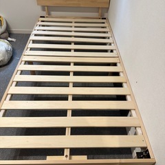 ［引き取り先決まりました］ベッドフレーム［シングル］の画像