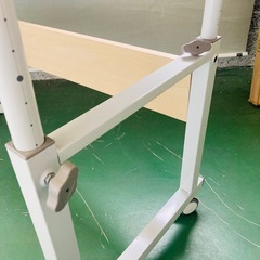 パソコンデスク　机　100×60cm 高さ調整可能　50〜74.5cmの画像