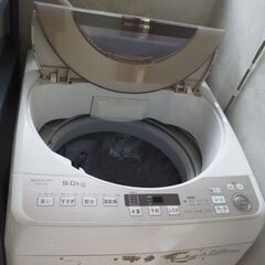 洗濯機、２０１７年製、９キロ、通電確認済みの画像
