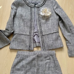 エニィファム anyFam ツーピース スーツ ブラウス コサージュもセットで 入学式 卒業式の画像