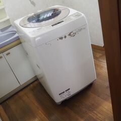 洗濯機、２０１７年製、９キロ、通電確認済みの画像